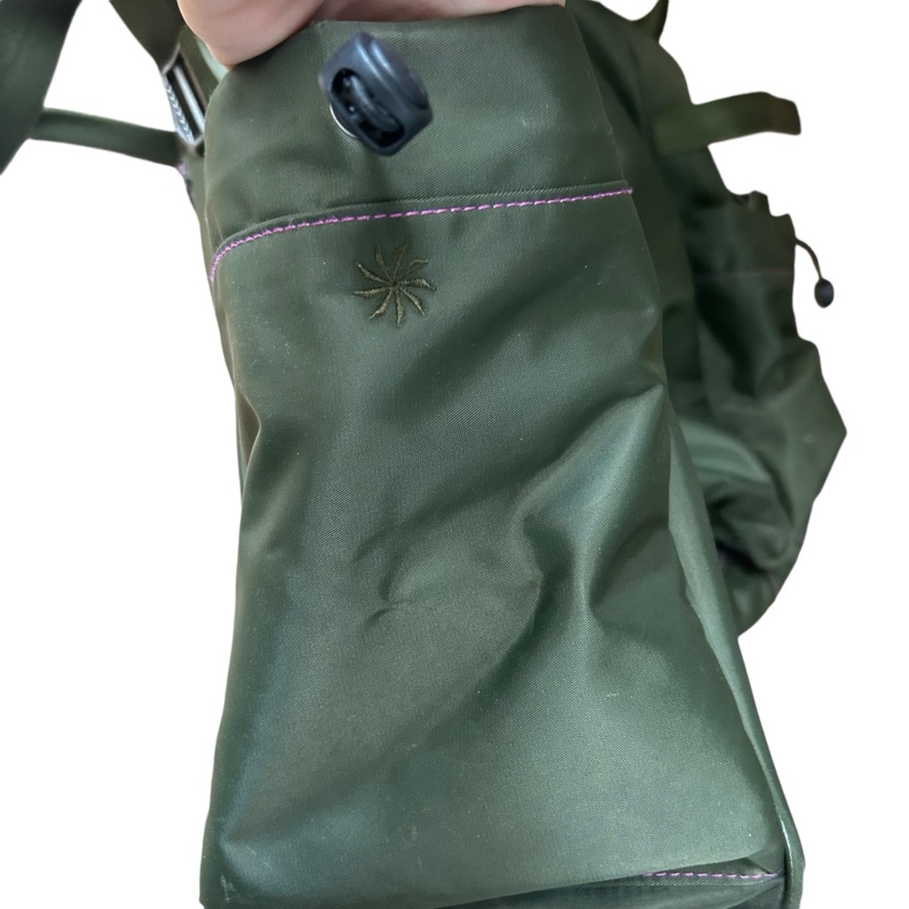 Athleta large travel duffle carry-on bag handles shoulder strap suitcase attach - Picture 4 of 16